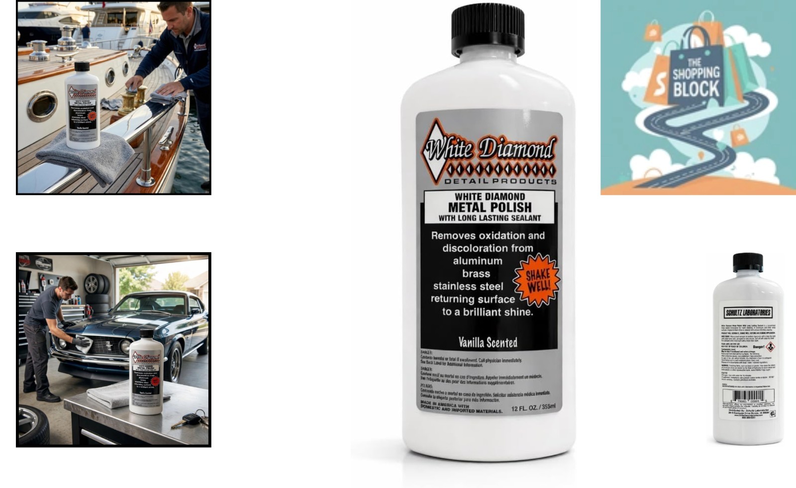 Metal Polish with Sealant, 12 fl oz – Multi-Surface Cleaner & Protectant