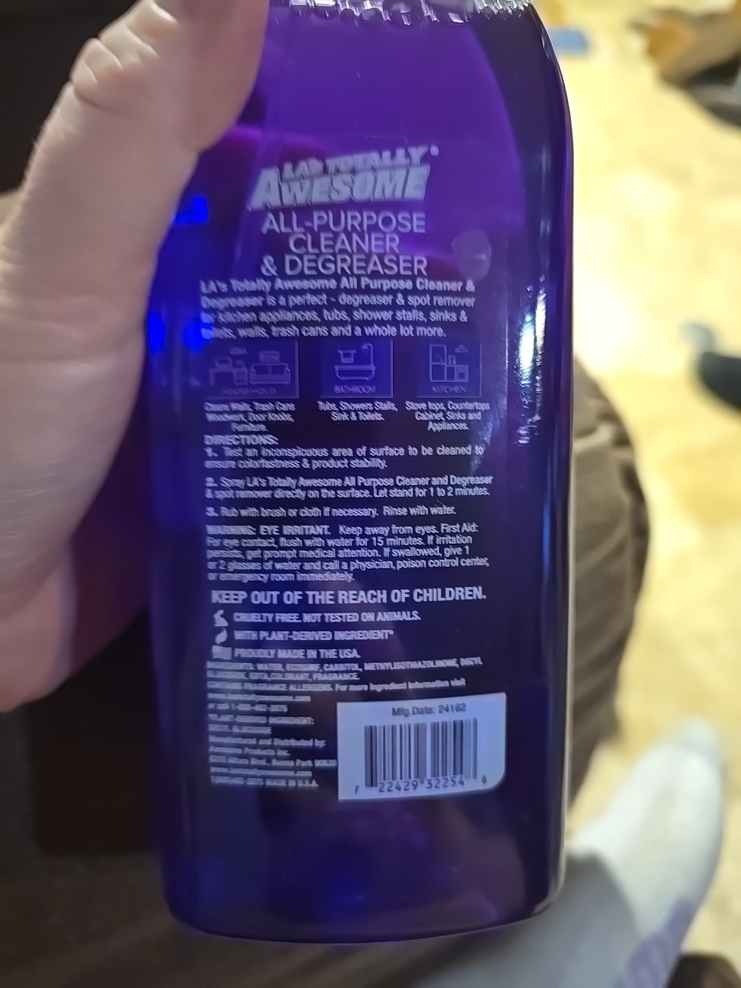 LA’s Totally Awesome All Purpose Cleaner & Degreaser Lavender Burst 32 Fl Oz