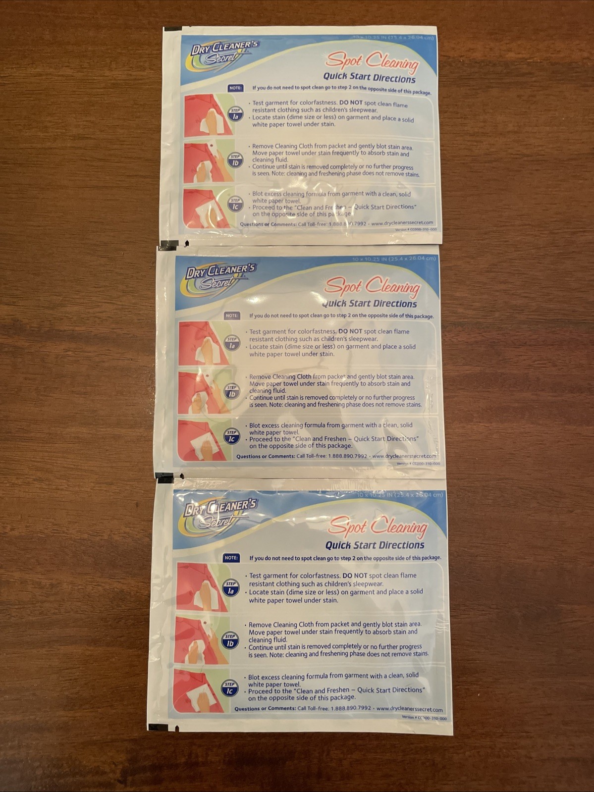 Dry Cleaner’s Secret At Home Spot Dry Cleaning 3 Sheets Vintage