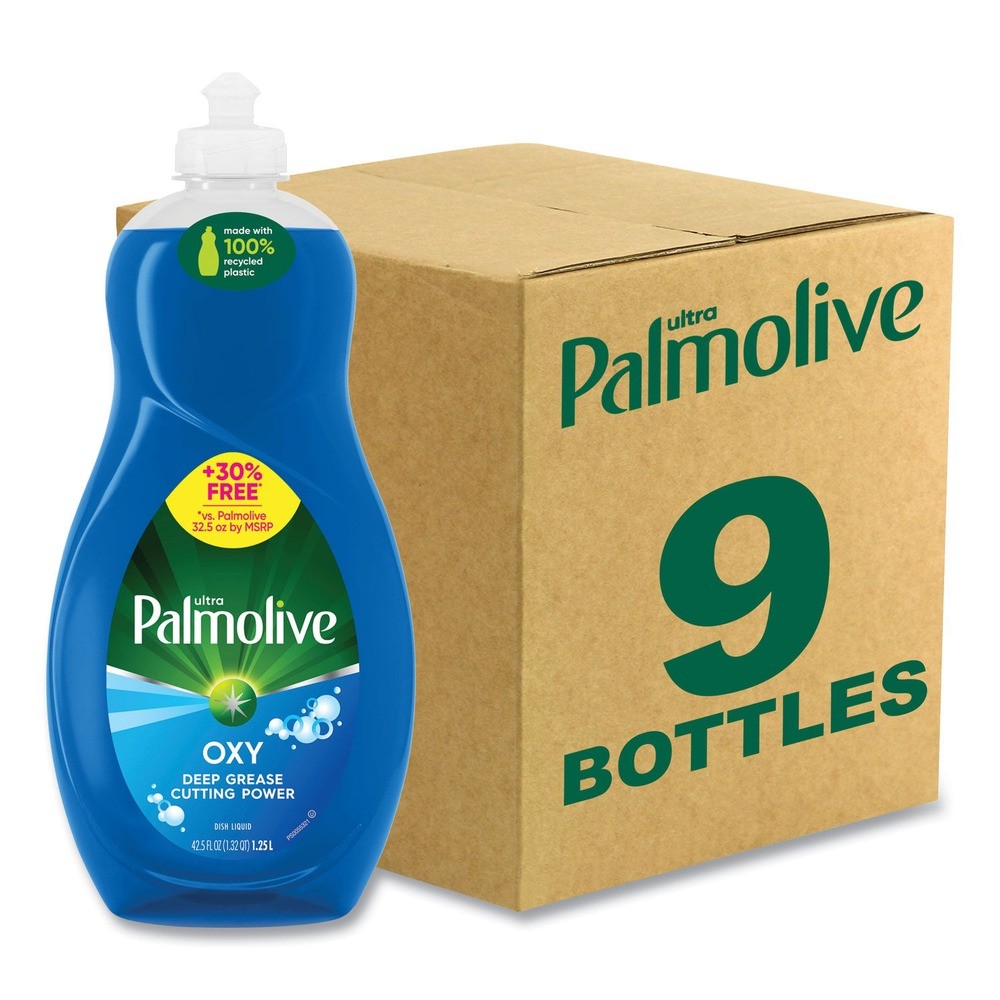 Ultra Palmolive US04273CT 32 oz Bottle Oxy Dishwashing Liquid – Fresh (9/CT) New