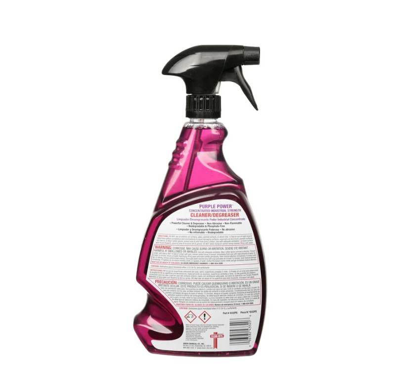 6 PACK Purple Power Concentrated Industrial Cleaner/Degreaser, 32 oz