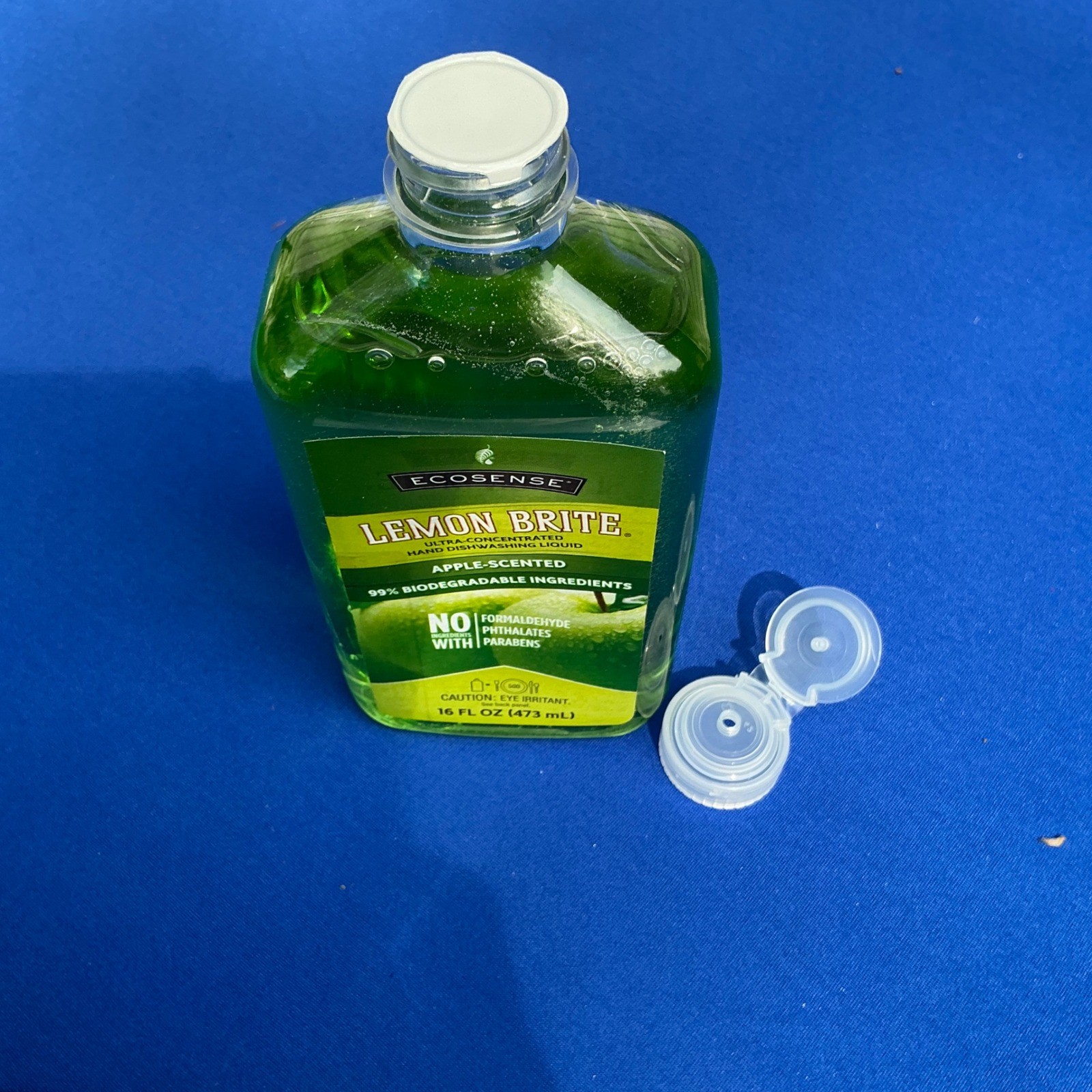 EcoSense Dishwashing Liquid Lemon Brite 16oz Green Apple Scented Concentrated