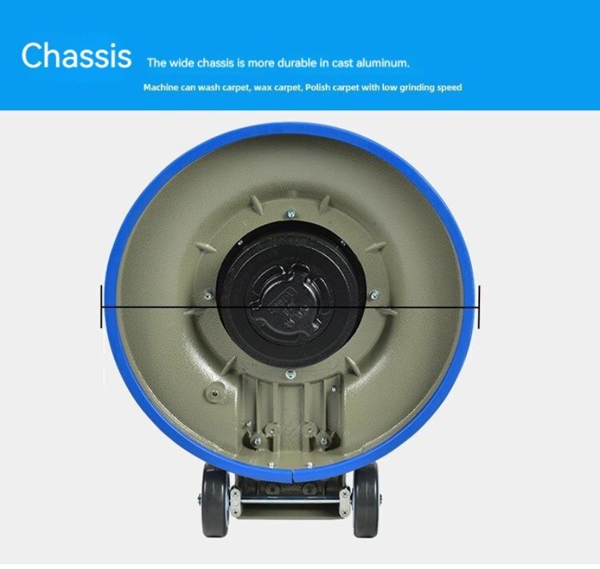 1200w Floor Polishing Machine Push Brush Wiper Carpet Cleaning Waxing Brush