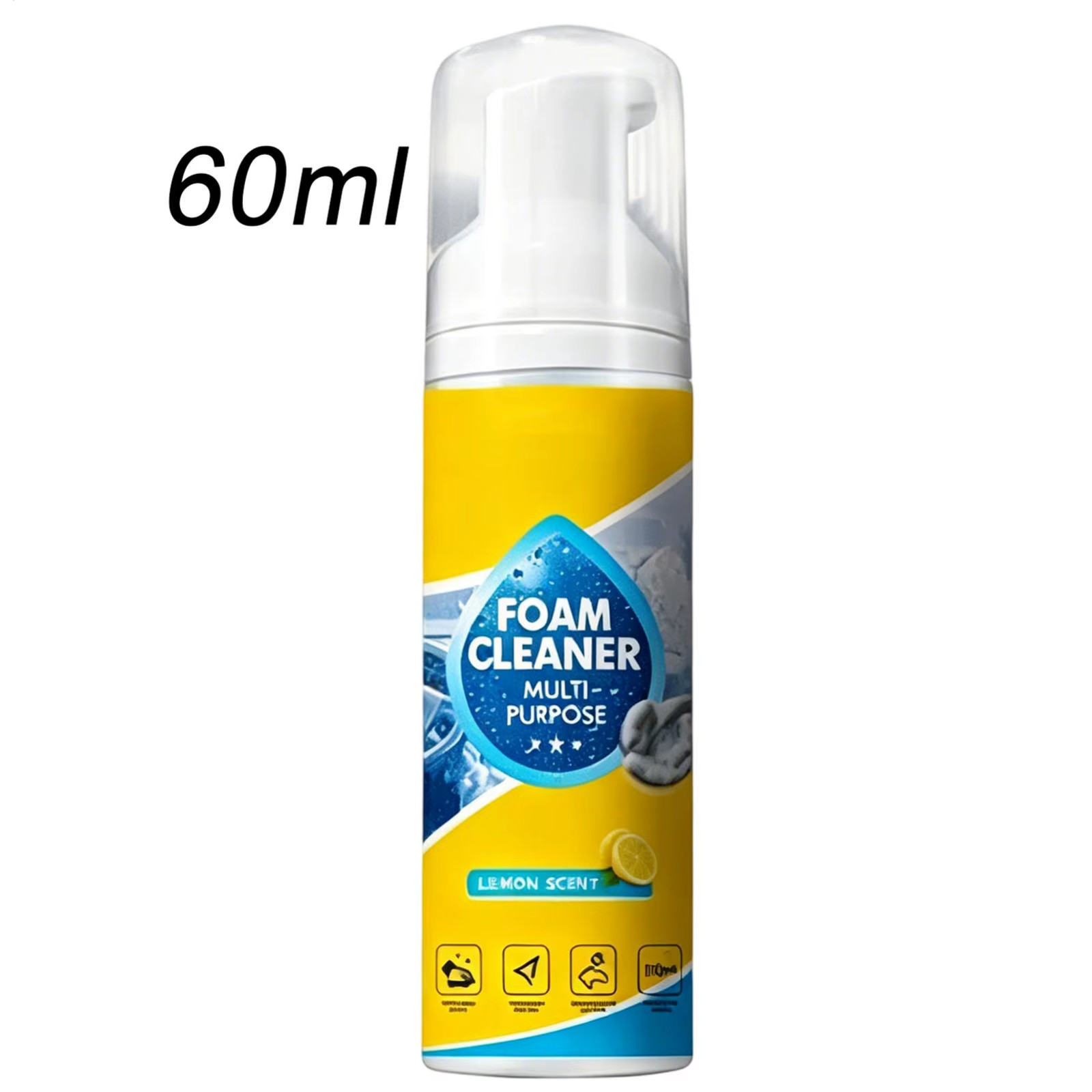 4-in-1 Multi-Enzyme Foam Cleaner, All-Purpose Spray 5oz with Sponge & Towel USA
