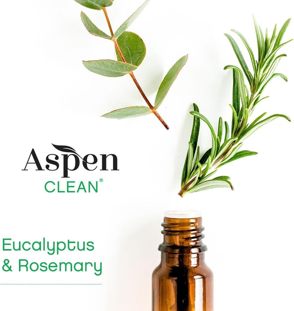Natural Dish Soap and Refill Eucalyptus and Rosemary – 100% Natural, Organic,…