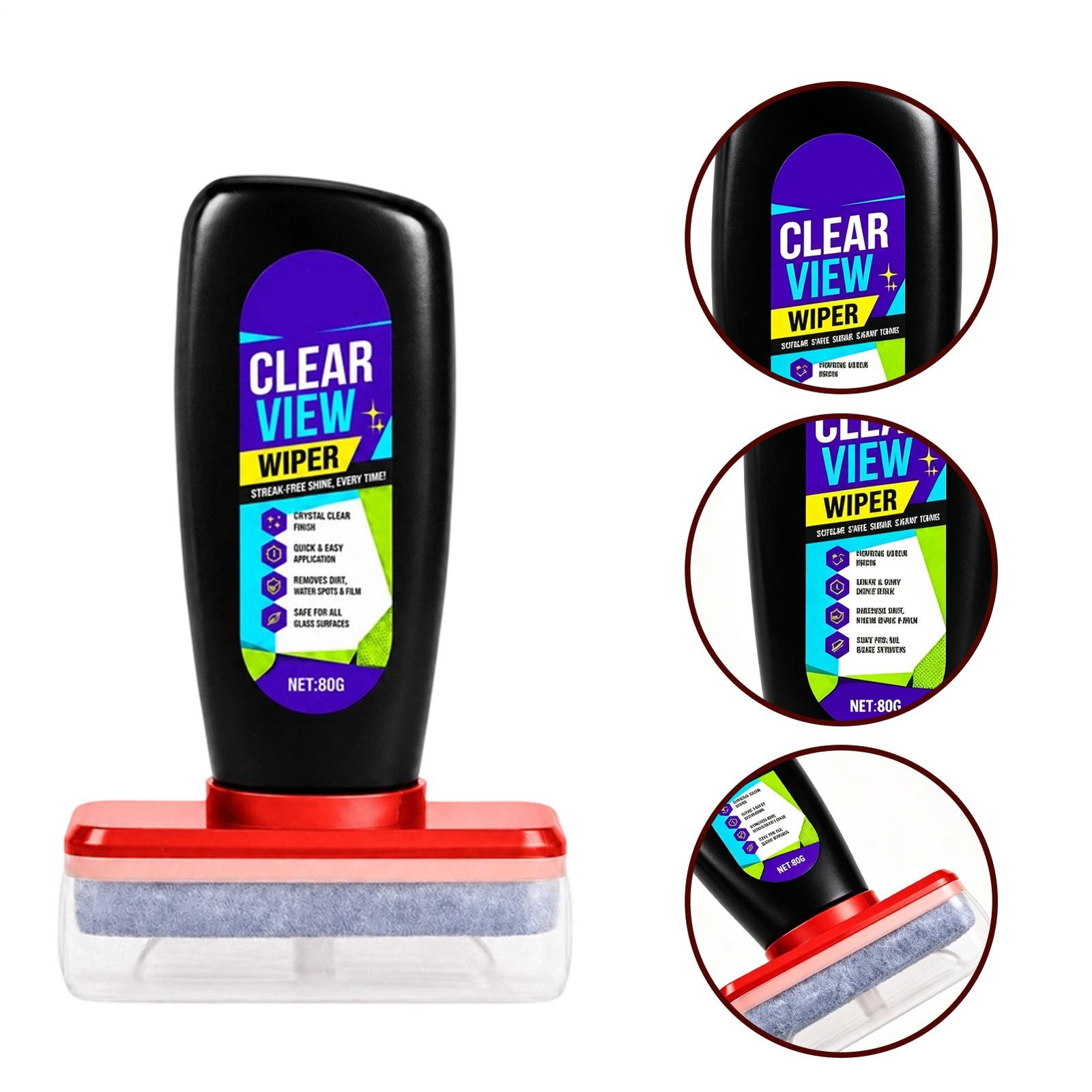 80g Auto Oil Film Cleaning Brush Window Remover for Car Truck Motorcycle