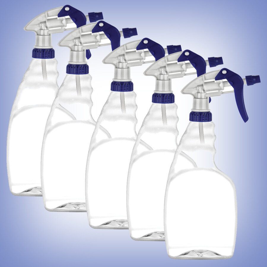 Spray Bottle 5Pack Heavy Duty Clean Adjustable Nozzle Chemical Use Spray 20ft!