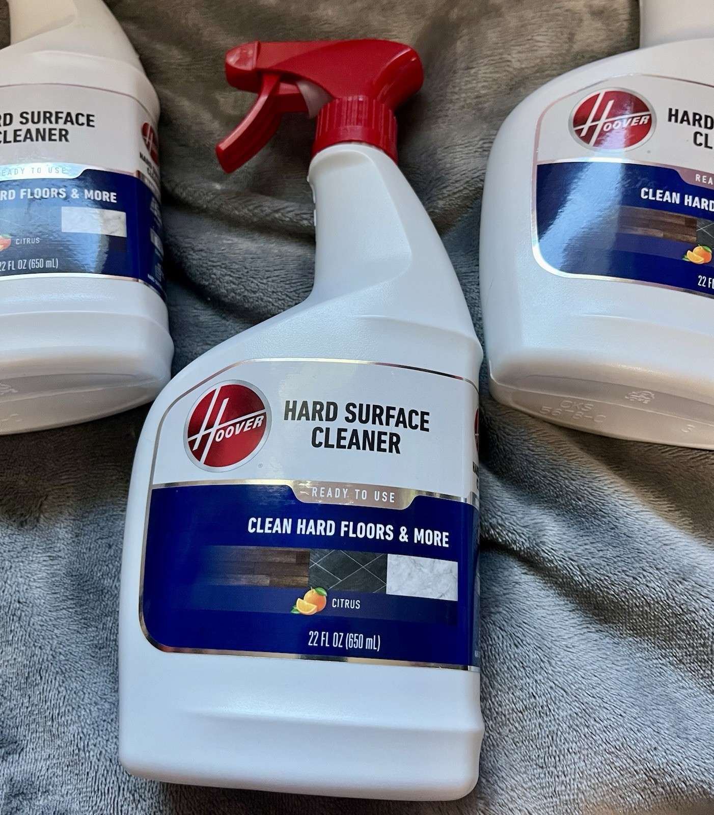 Lot Of 3- Hard Surface Cleaner for Floors & Surfaces-Hoover Ready To Use-
