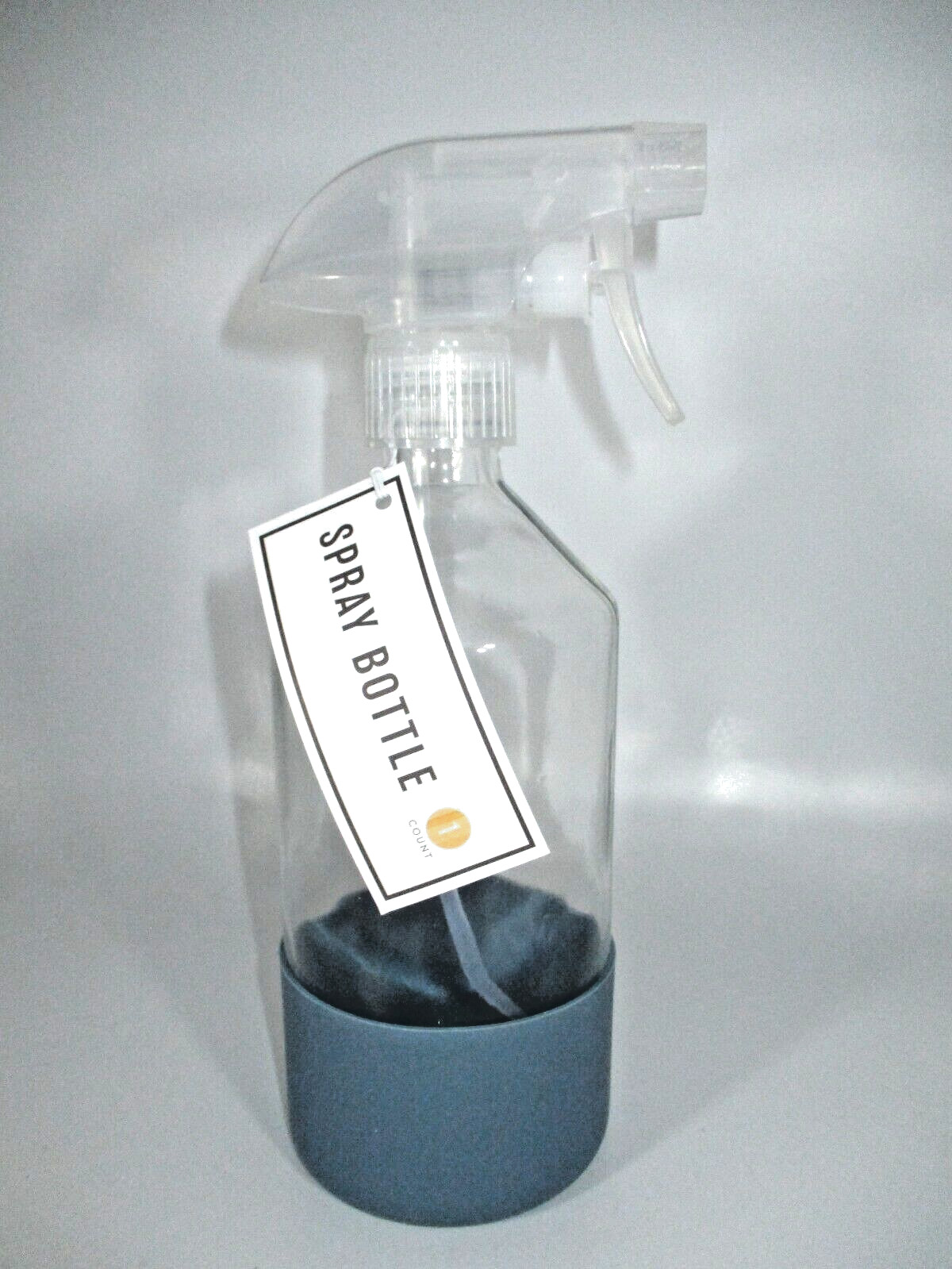 Reusable Cleaning Glass Spray Bottle Blue Silicone Sleeve