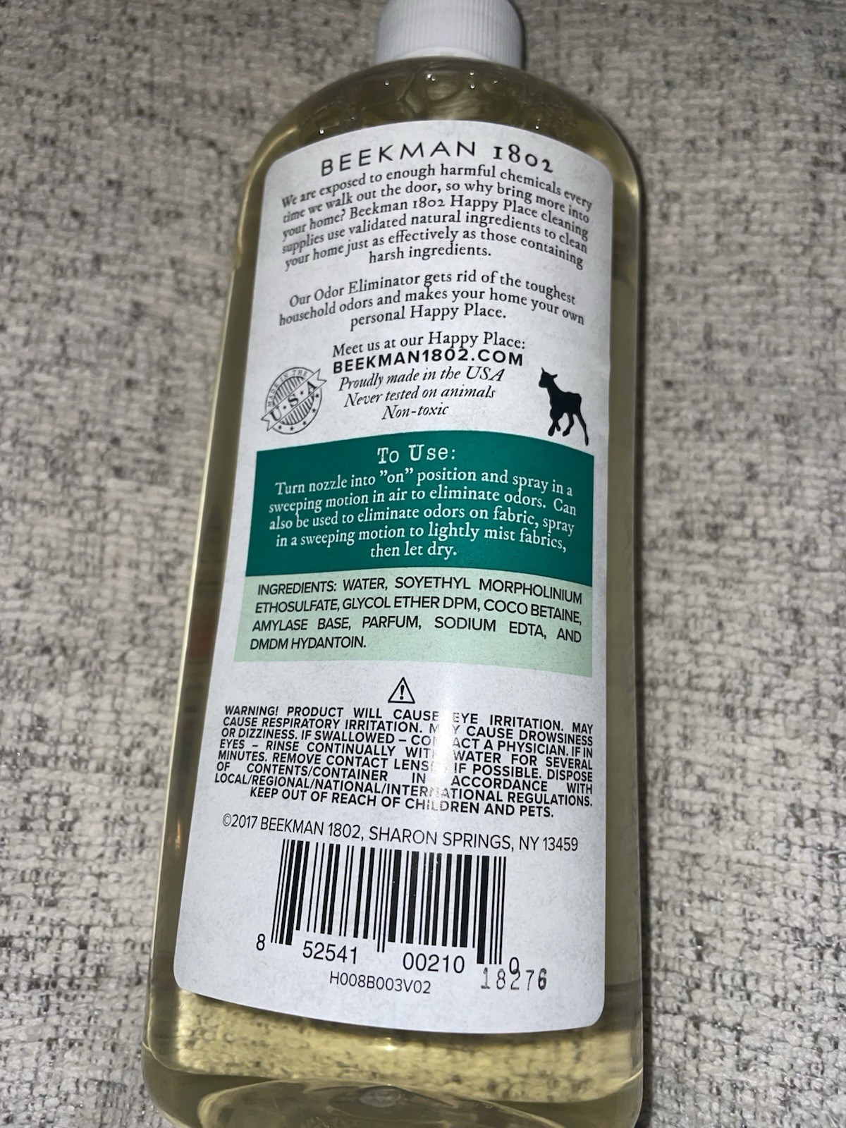 Beekman 1802 Happy Place Odor Eliminator 20 fl oz