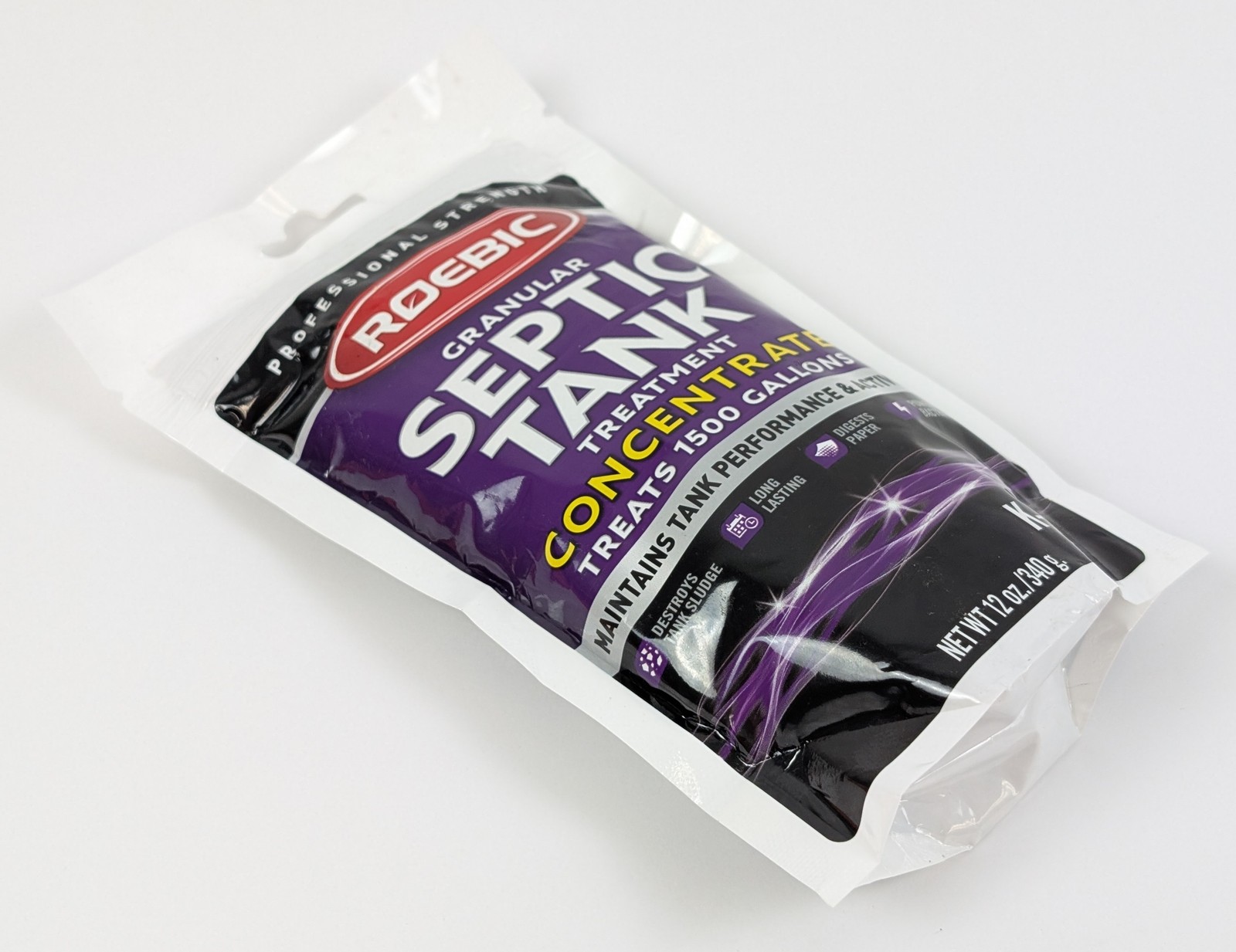 Roebic K-37-BAG Granular Septic Tank Treatment Concentrate 12 oz Set of 3