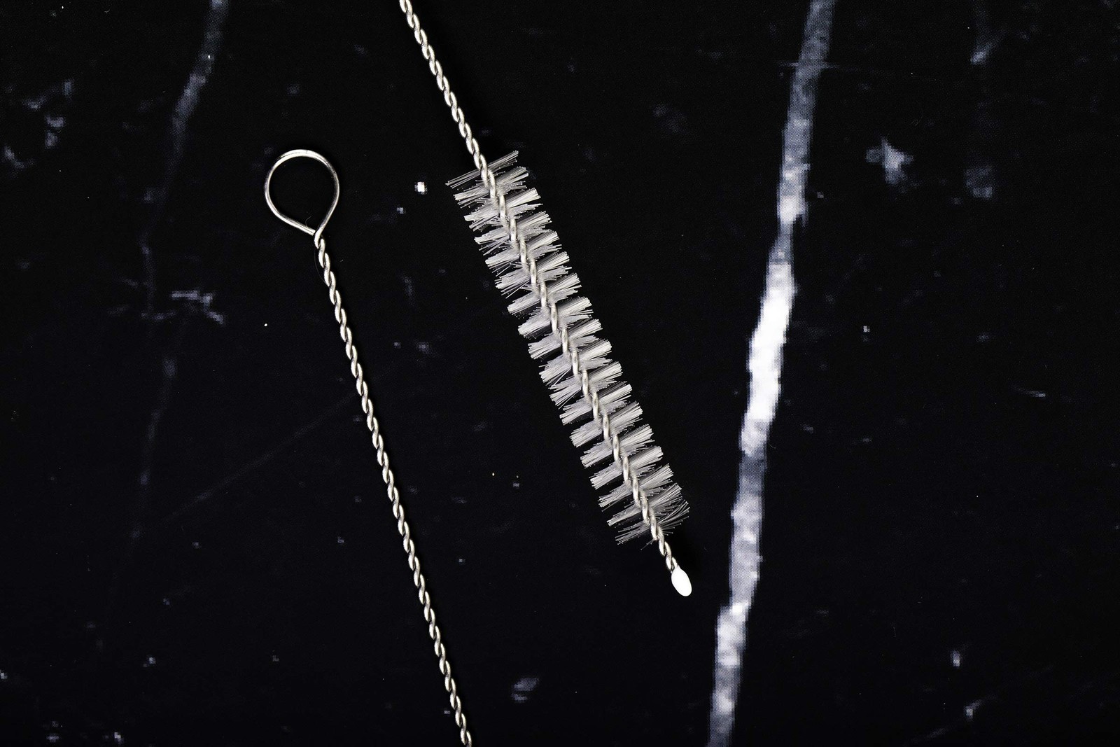 2 Drinking Straw Cleaning Brush Long – Bristle Cleaner for Stainless Steel