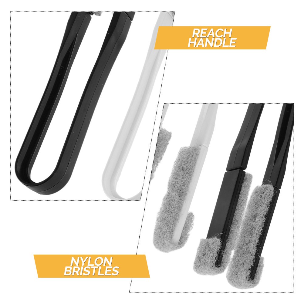 2Set Durable Blinds Cleaning Tool with Double Ended Brush for Window Shutters
