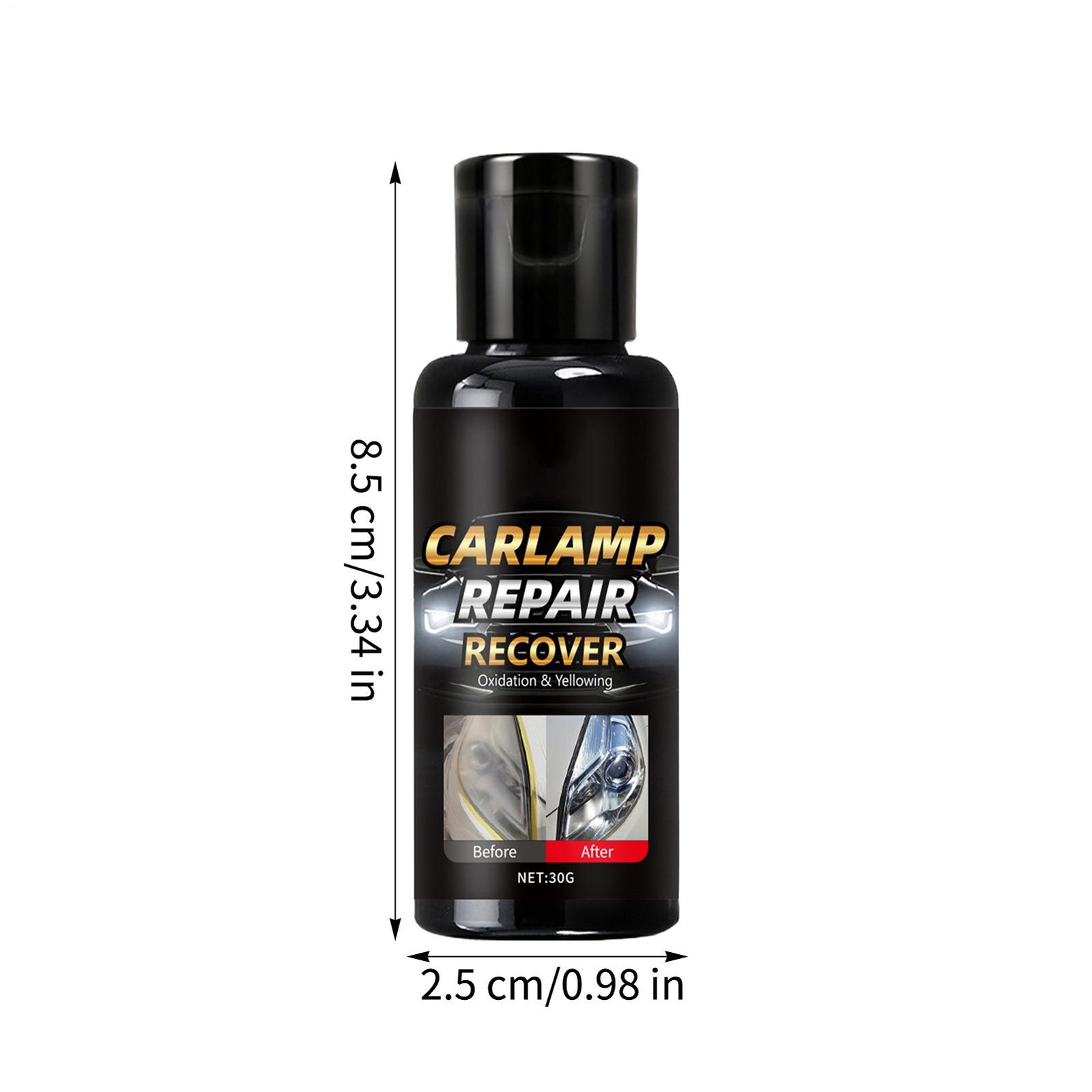 Car Headlight Restoration Kit Scratch Remover & Cleaning Polish Paste 30g