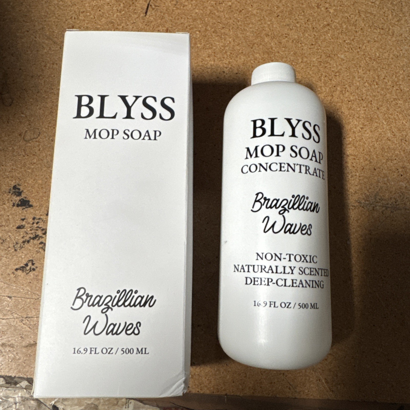 2 Pack BLYSS Mop Soap Concentrate Brazilian Waves Floor 500ml Deep Cleaning