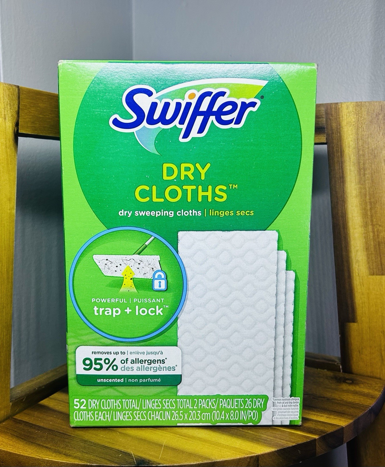 Swiffer Sweeper Dry Sweeping Cloths Microfiber Dust Mop Refill 52 pack