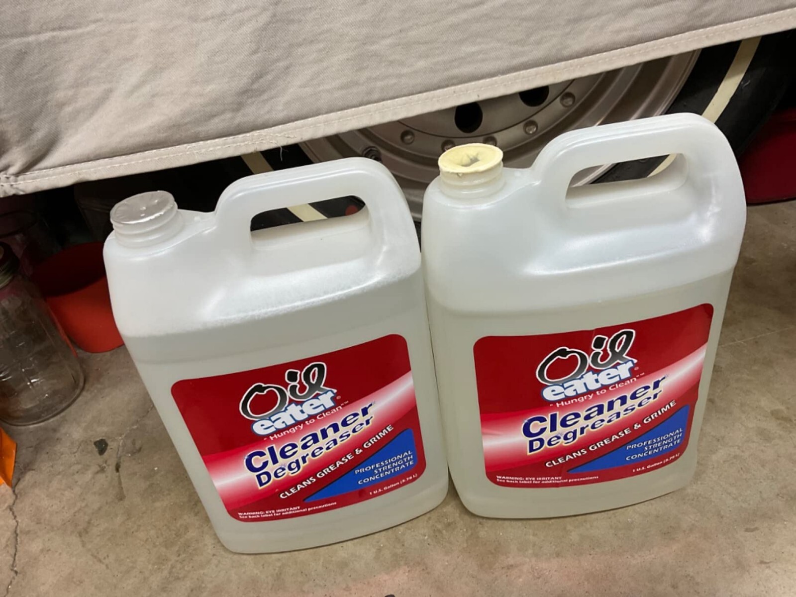 Oil Eater Cleaner Degreaser 1 Gal Color Safe Non Corrosive Concentrated Liquid