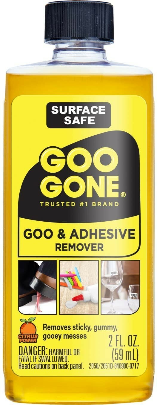 Goo Gone Adhesive Remover – 2oz + Goo Gone Tape Remover 2 oz  + Sticker Lifter