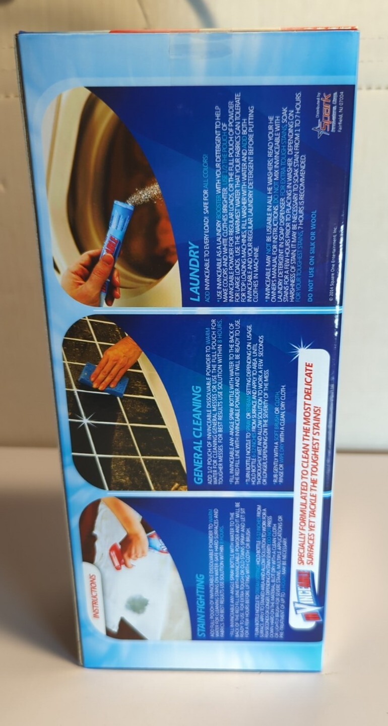 InVinceable All In One Cleaner Stain Fighter Laundry – As Seen on TV Invincible