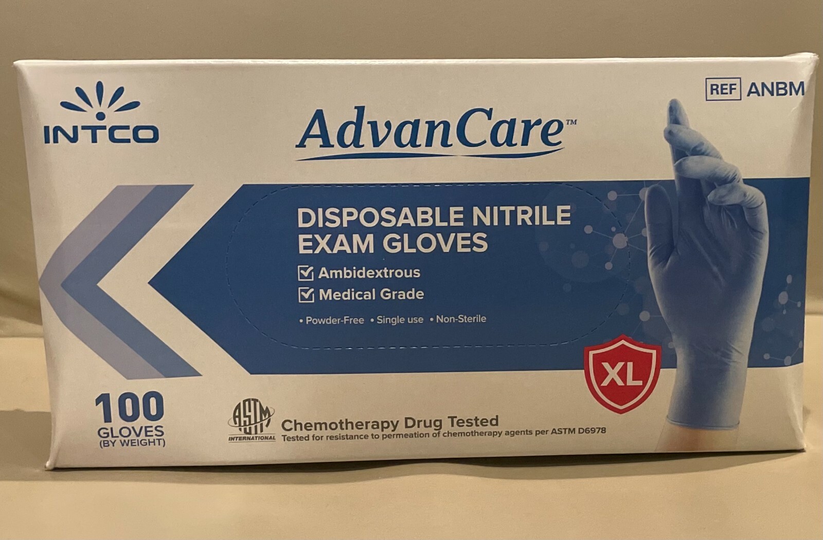 Case of 1000 Medical Grade Nitrile Exam Gloves.  510K FDA Approved. 