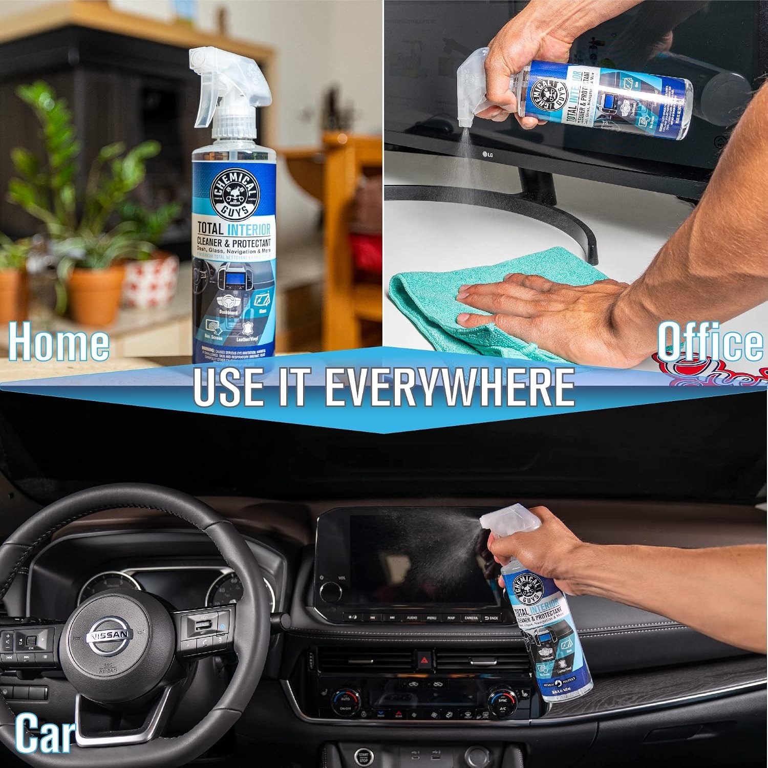 Chemical Guys Total Interior Cleaner & Protectant, Interior Car Cleaning