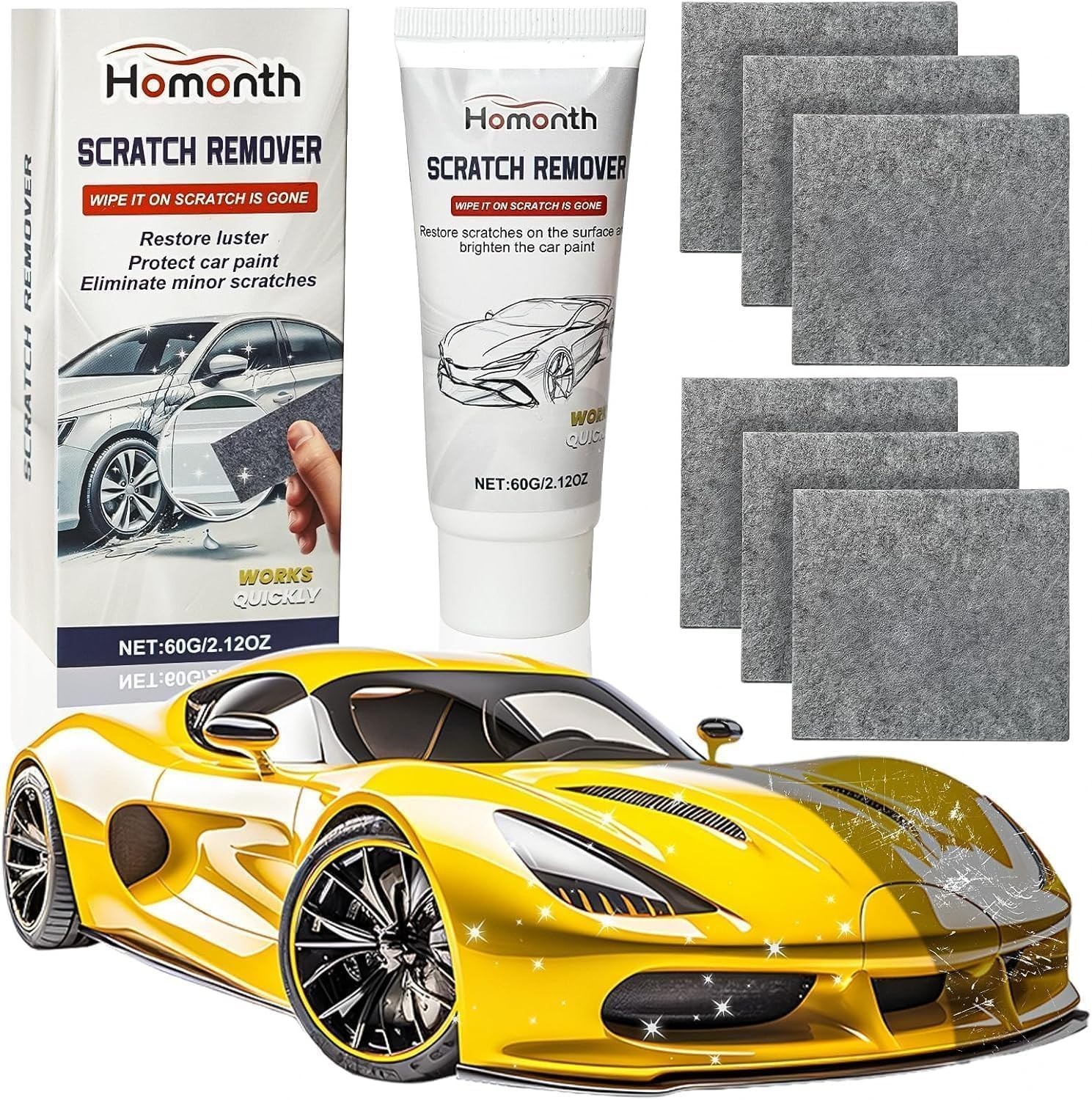 Nanopolix Scratch Remover – 2026 Upgrade Scratch Remover for Vehicles, Nano P…