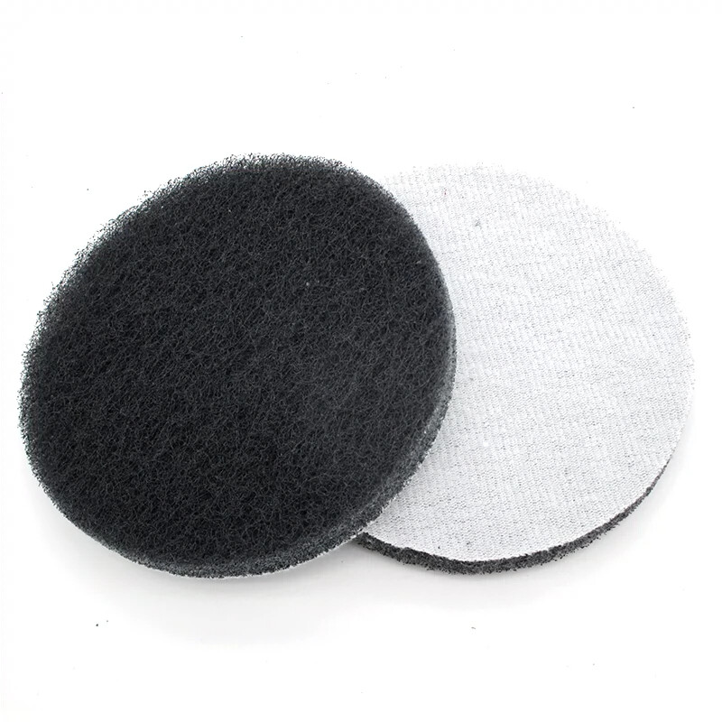 4 Inch 100mm Round Flocking Scouring Pad Cleaning Cloth Sanding Disc 240#-3000#