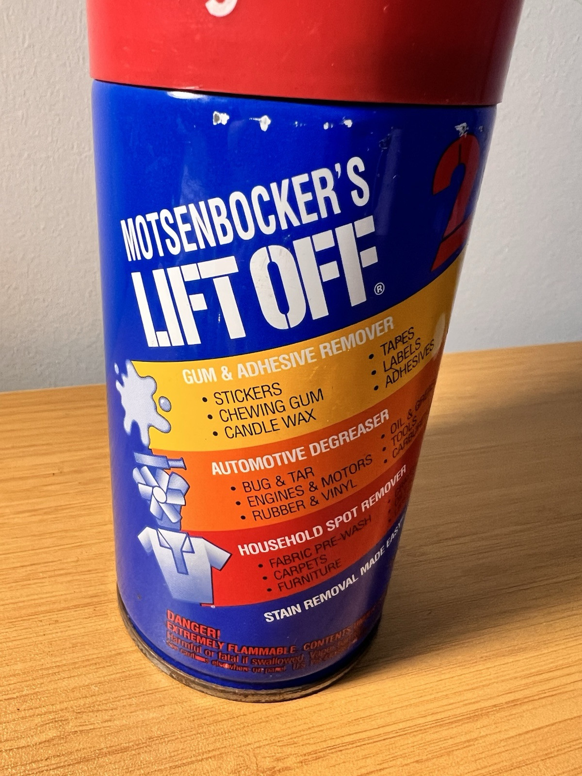 Motsenbocker’s Lift Off 2 Spot Cleaner Degreaser Can 95% FULL 10.5 Oz 298 Gram