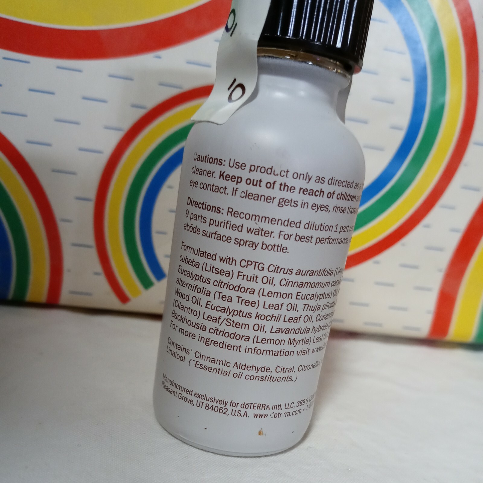 doTERRA 4 Bottles Abode Multi-purpose Surface Cleaner Concentrate LOT of 4