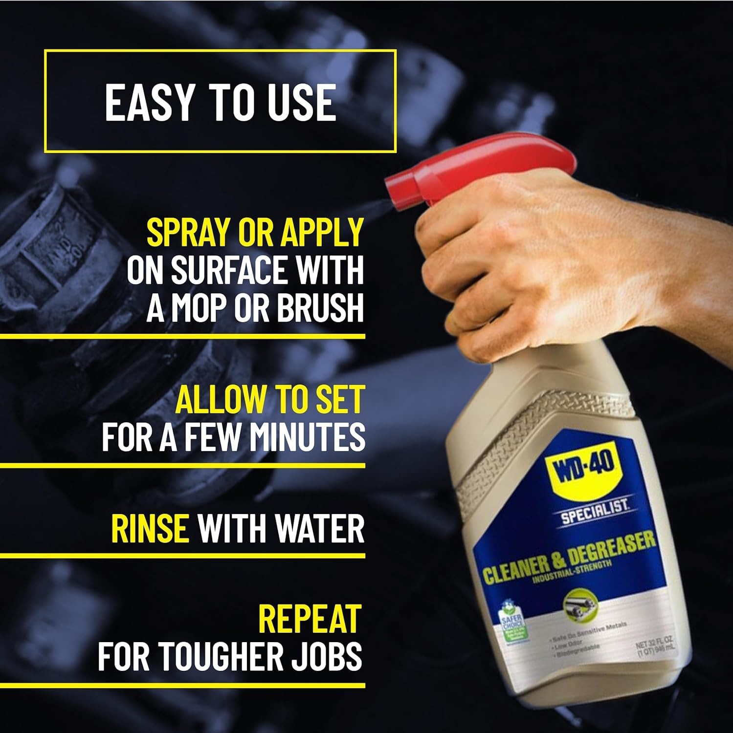 EPA Safer Choice Certified Multi-Surface Cleaner – 32 OZ for Powerful Degreasing