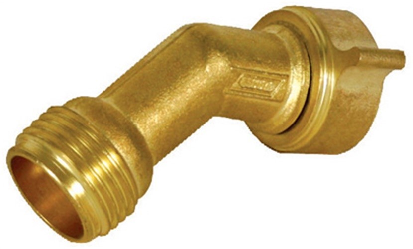 Camco 22605 Brass Water Hose Elbow 4.2 L x 6.2 H x 7.5 W in. (Pack of 3)