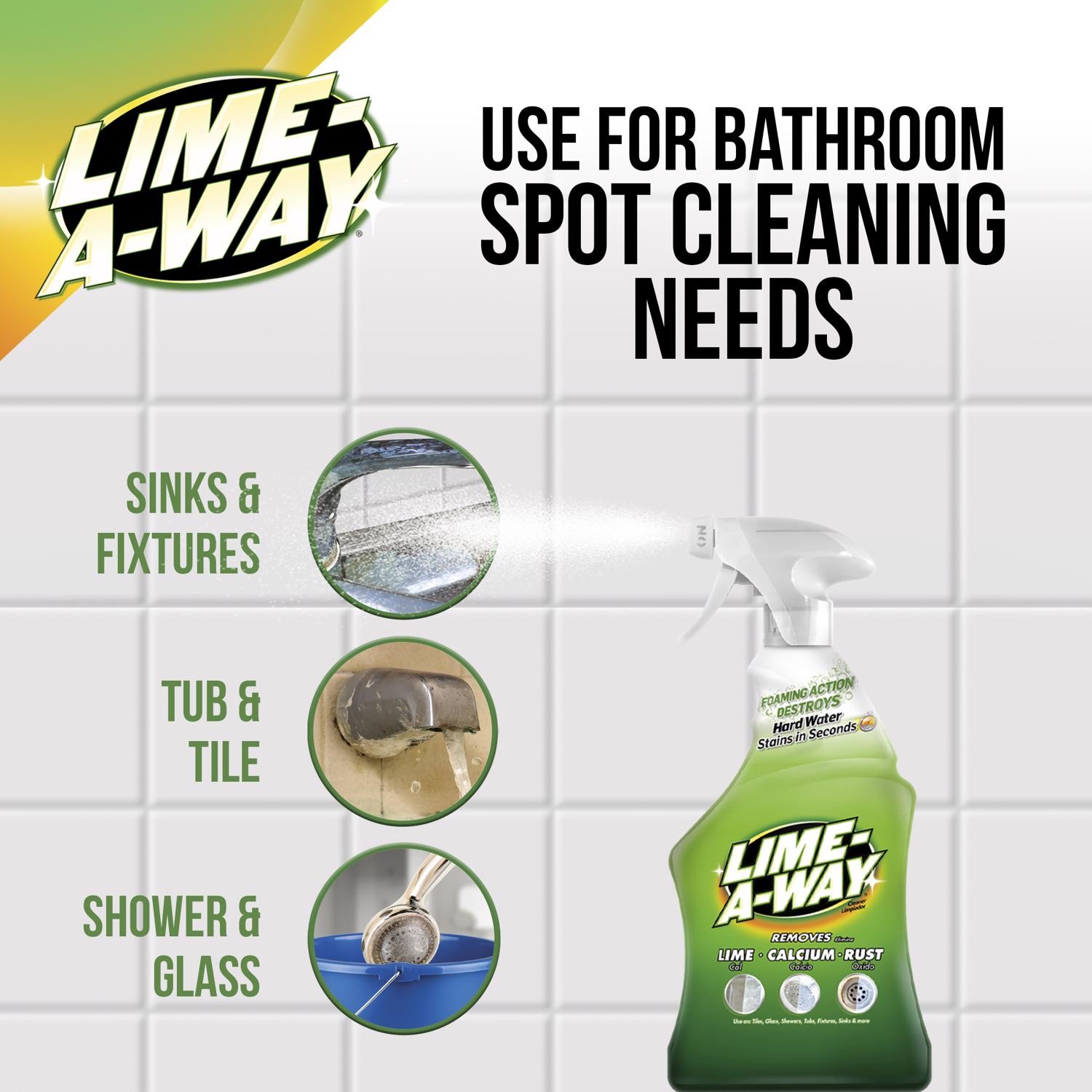 Lime-A-Way 5170087103 Fresh Scent Cleaner and Polish Liquid 22 oz. (Pack of 6)
