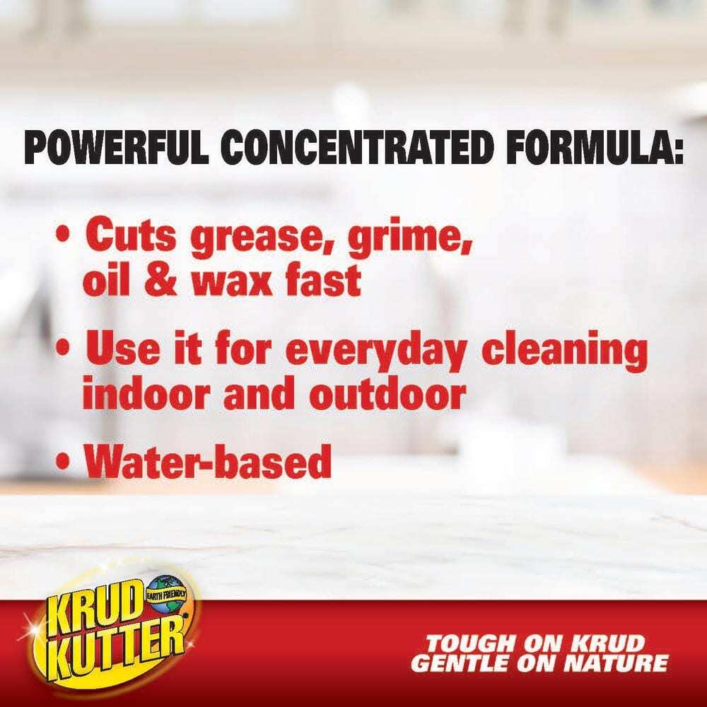 KRUD KUTTER Original Concentrate Cleaner/Degreaser Stain Remover Unscented,1 gal
