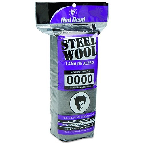 0310 Steel Wool, 0000 (Pack of 16) 16 Pads 0000 Super Fine
