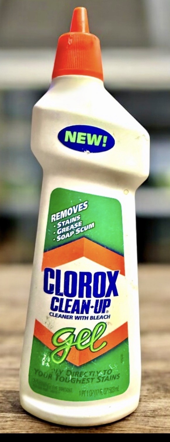 VTG. CLOROX Clean Up Gel Cleaner w/Bleach Bathroom Kitchen~NEW