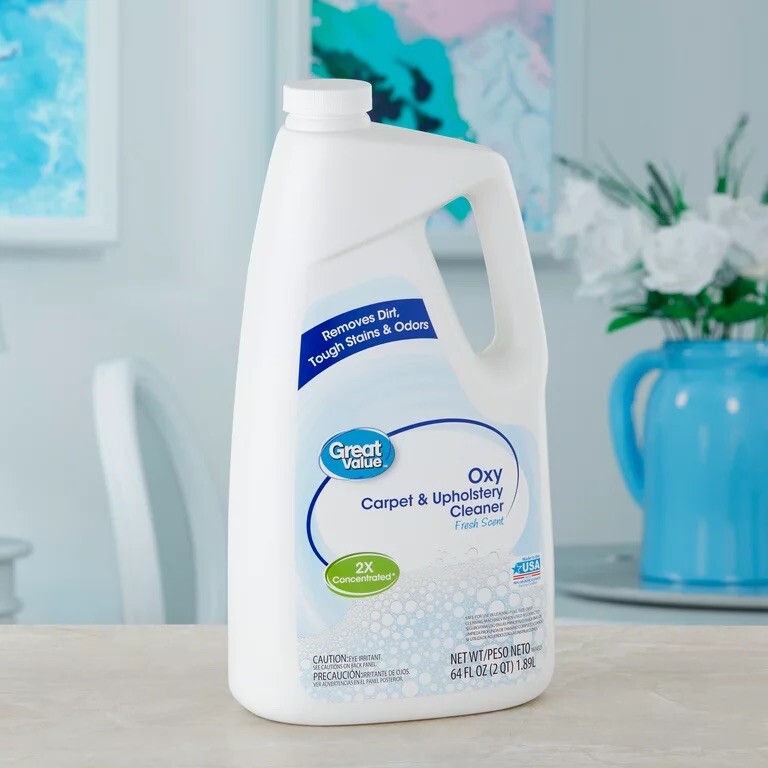 Great Value Carpet & Rug Cleaners, Fresh Scent, 64 Fluid Ounce