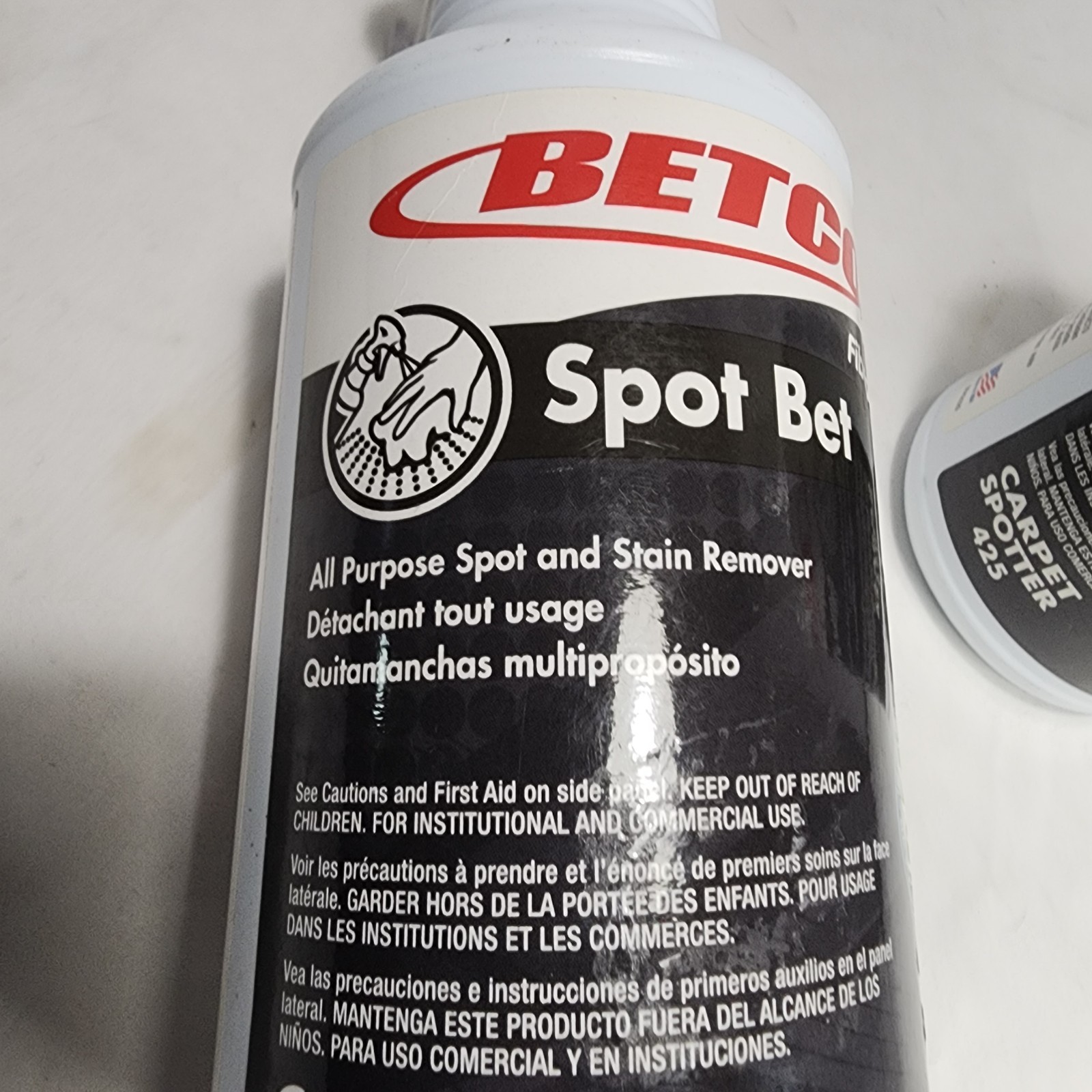 Lot Of 2x BETCO Spot Bet All Purpose Spot & Stain Remover Quarts (32 Oz) – NEW