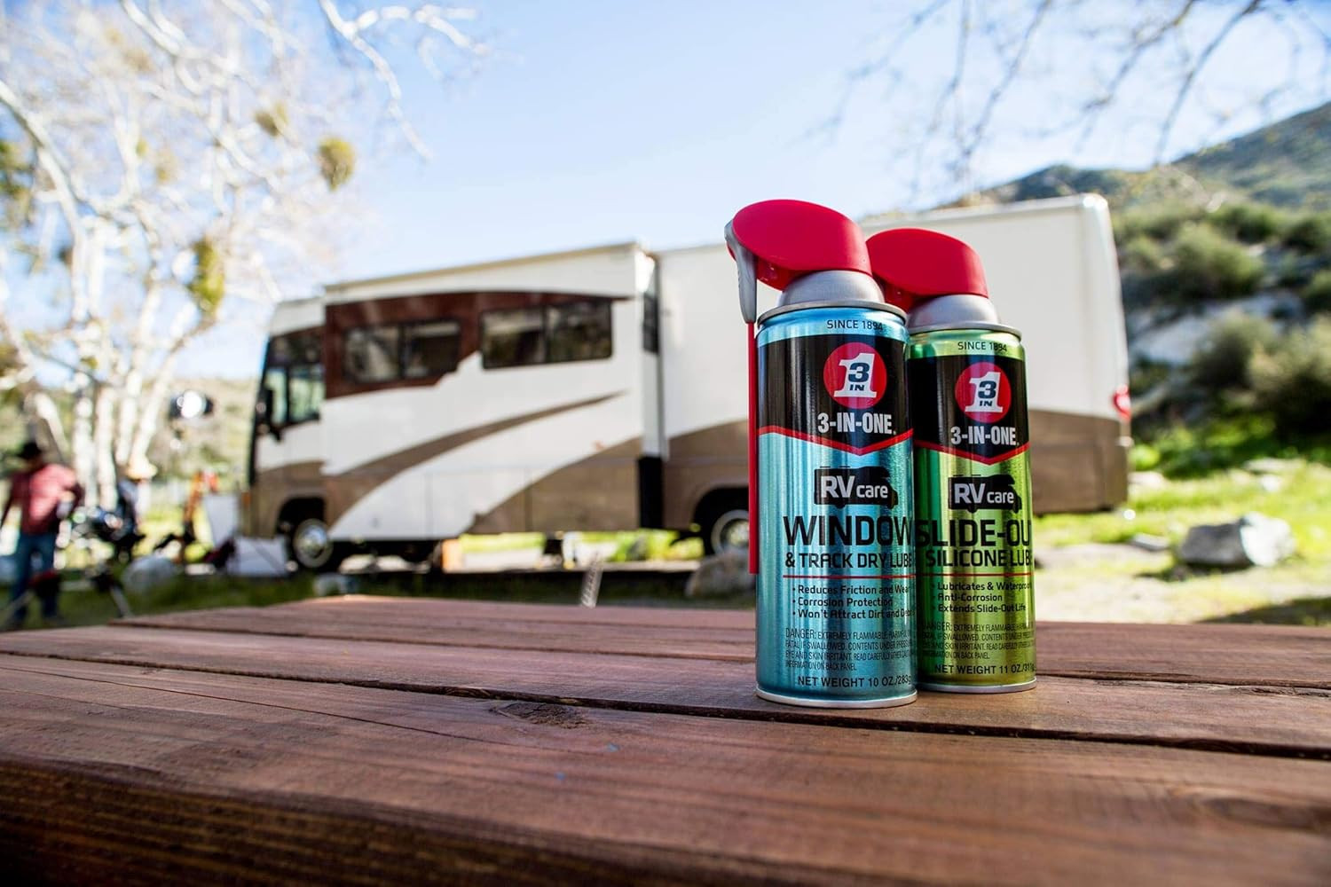 Rvcare Slide Out Silicone, 11 Oz. and RV Care Window & Track Dry Lube