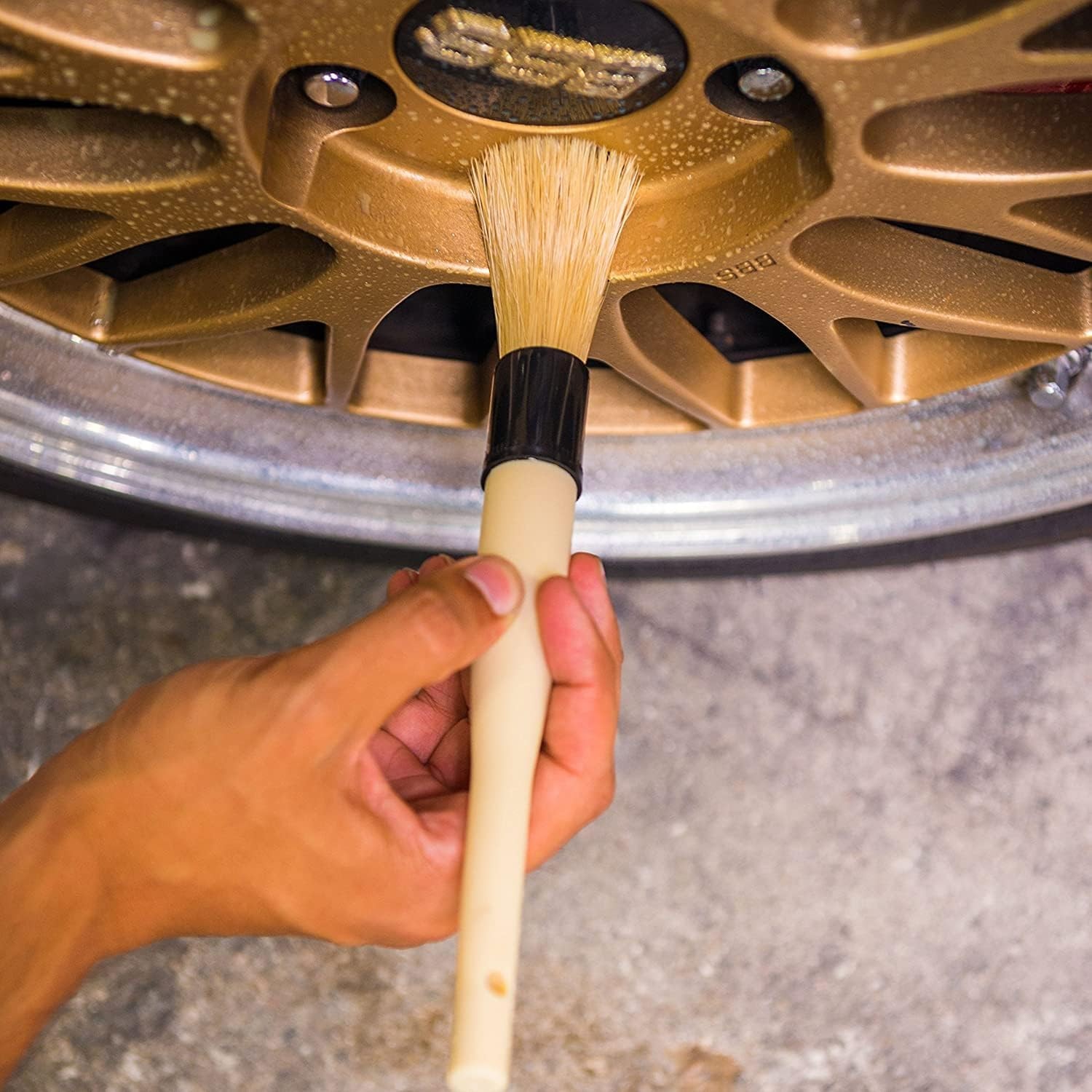 Chemical Guys Boar’s Hair Car Detailing Brush for Vents, Wheels & Trim