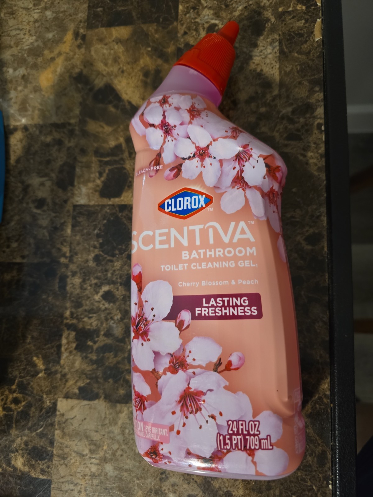 Clorox Scentiva Toilet Cleaning Gel Cherry Blossom & Peach 24 oz (A5)