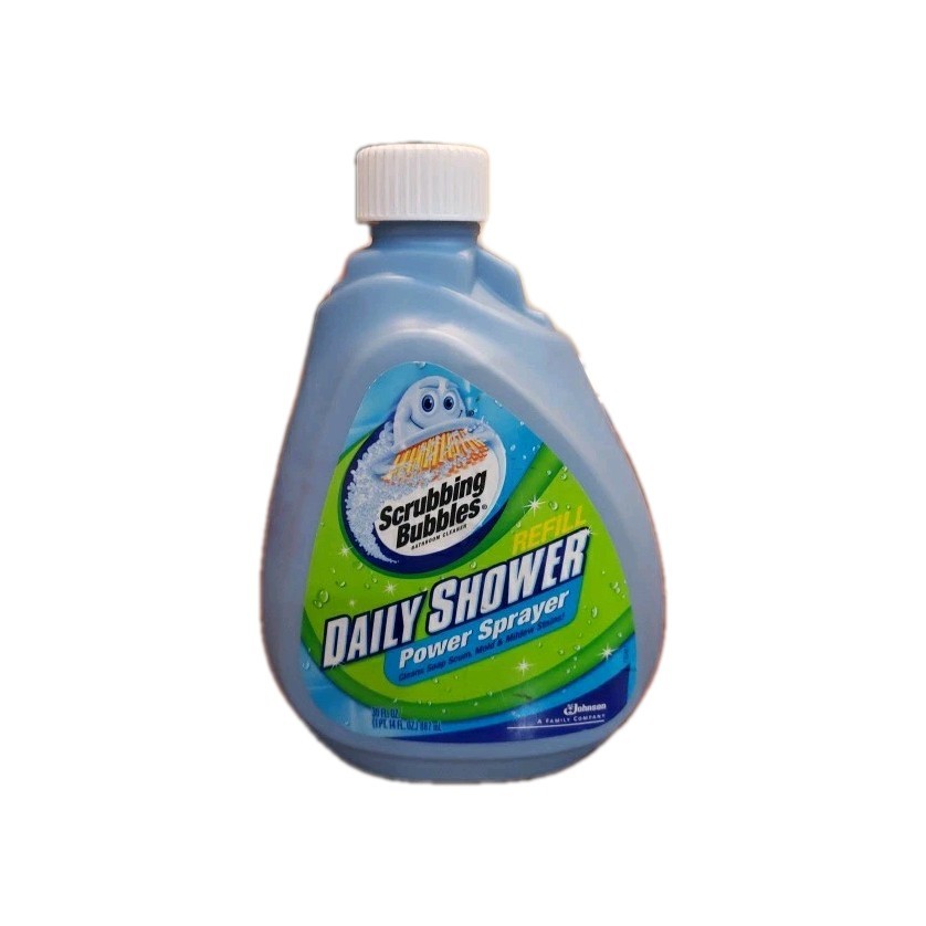 New Scrubbing Bubbles Daily Shower Power Sprayer Refill 30 Fl Oz SC Johnson