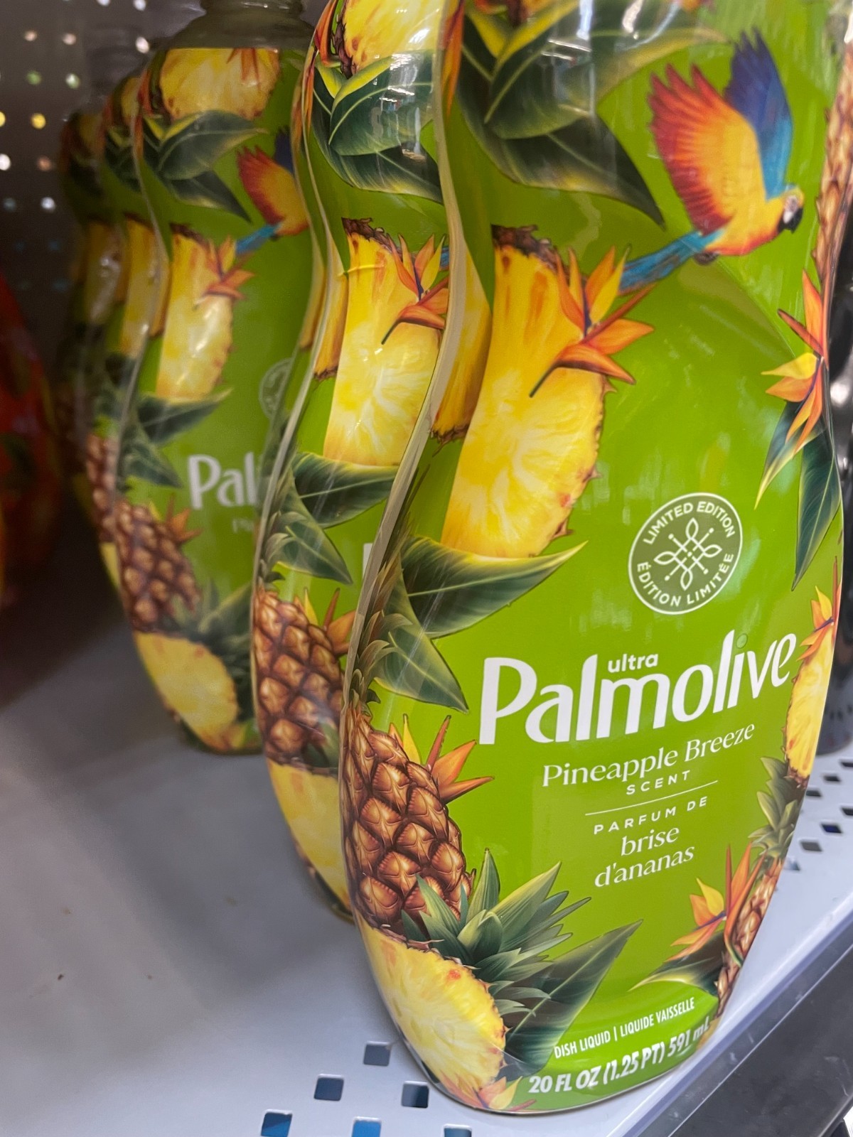 5 Pack Palmolive Ultra Strength Dish Soap Pineapple Breeze 20 oz Grease Cutter