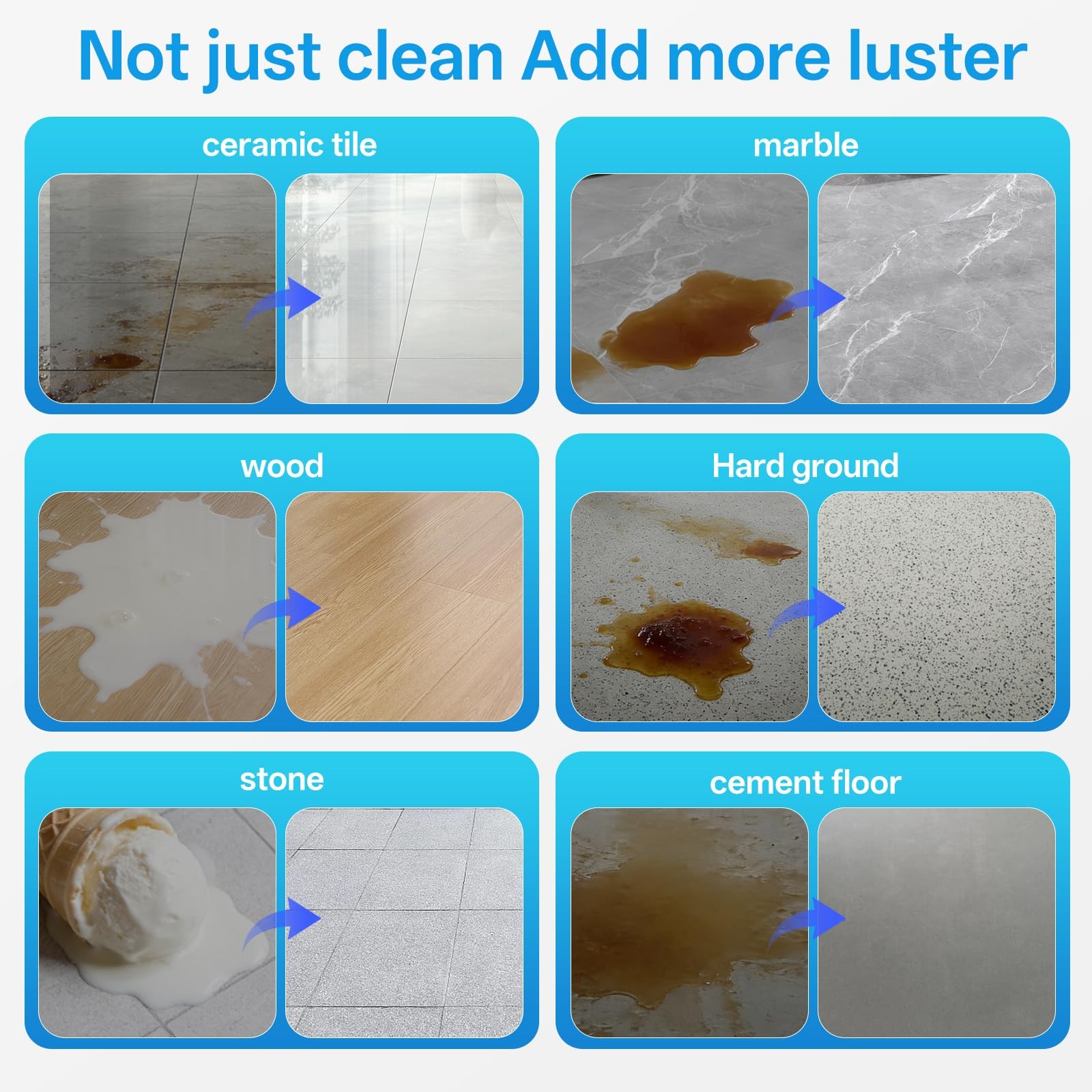 2.5L Fresh Ocean Floor Cleaning Solution suitable with Robot Vacuum