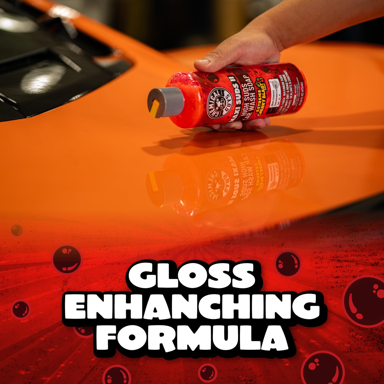 Chemical Guys Maxi Suds II Foaming Car Wash Soap – High Foam Car Wash Soap, C…