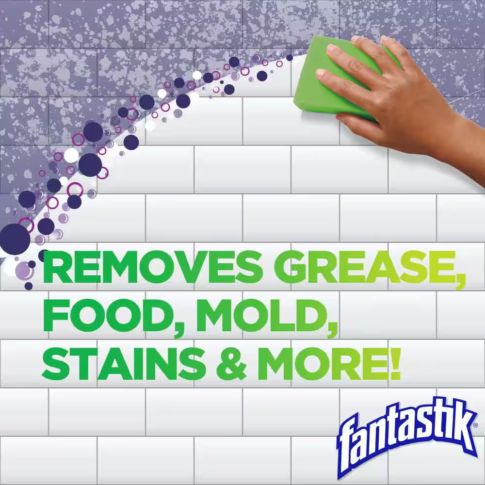 Fantastik All-Purpose Cleaner Deodorizes W Bleach kitchen Bathroom 32 Oz 4 Pack