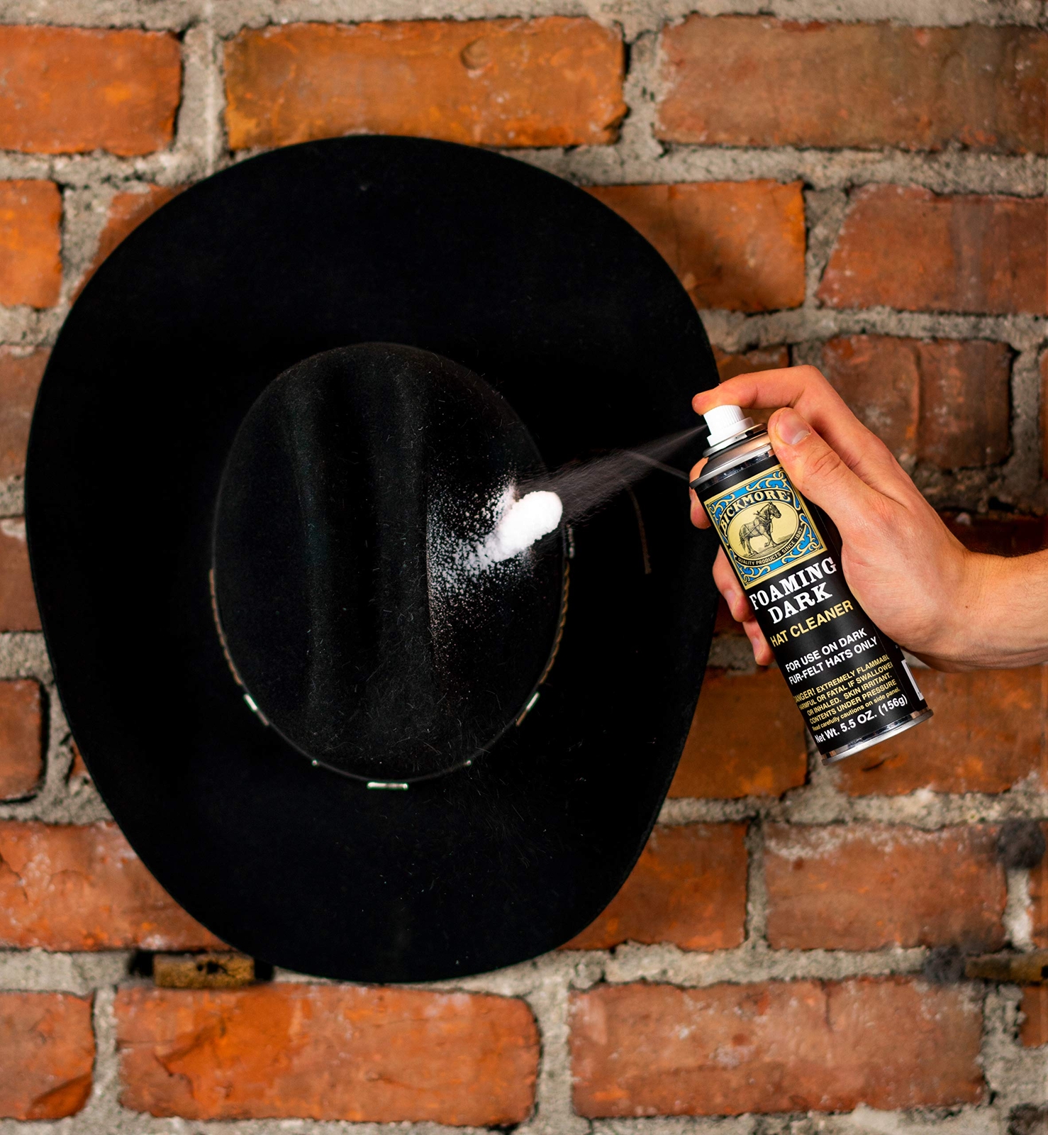 Foaming Dark Hat Cleaner | Remove Dirt Dust Fingerprints & Sweat Stains – Gre…