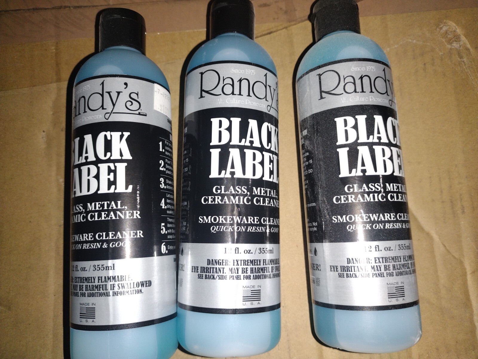 Randy’s Black Label Ceramic Cleaner 12 fl. Oz 3 pck