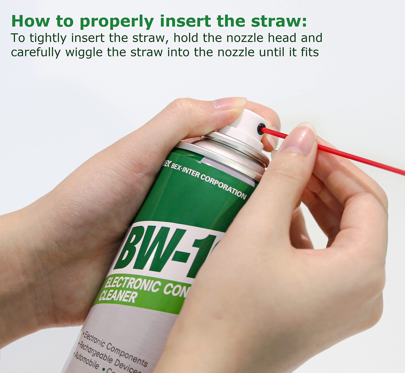 BW-100 Non-Flammable Electronic Contact Cleaner Aerosol Spray 8oz / 225g