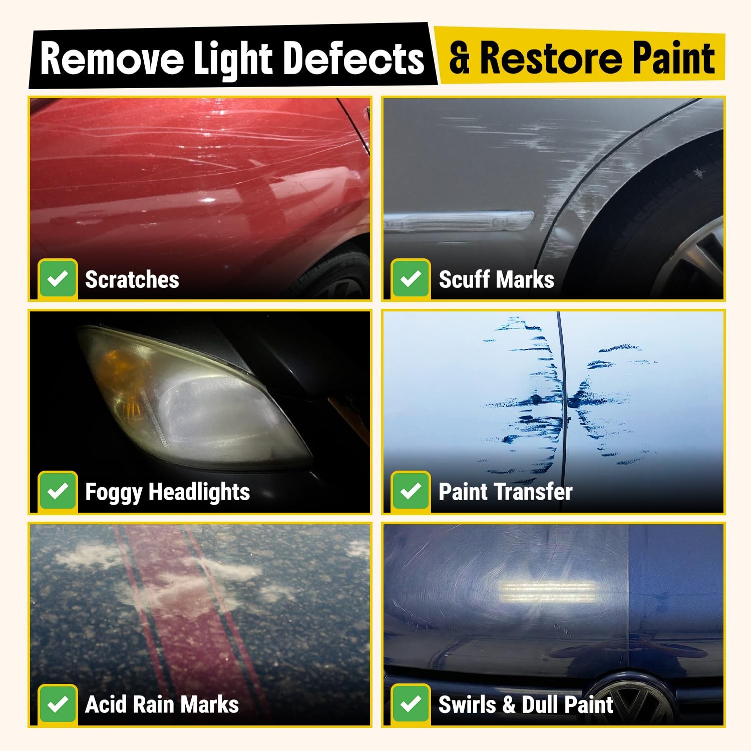 Car Paint Restorer Scratch Repair Compound