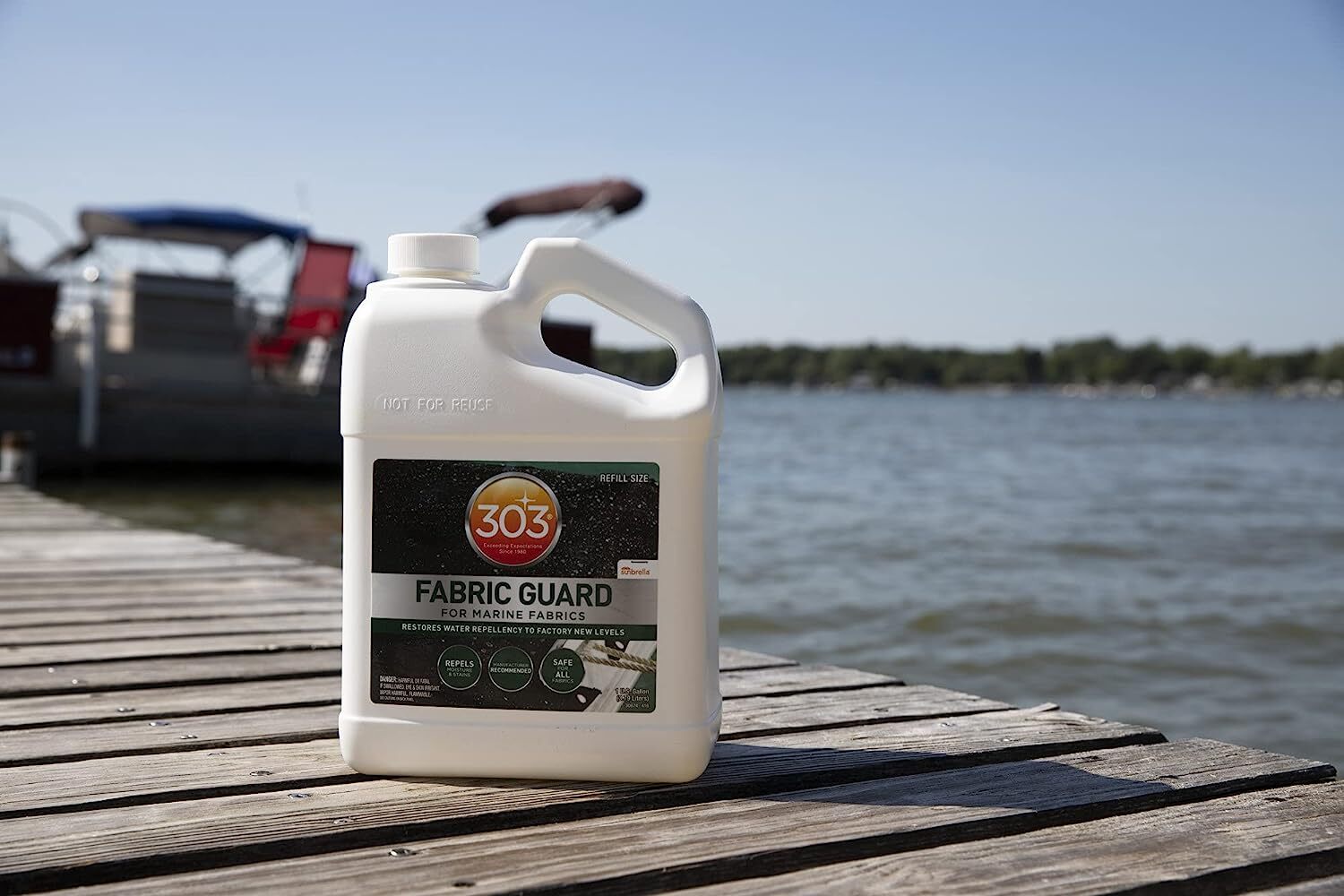 303 Marine Fabric Guard Restores Water Stain Repellency to Factory New Levels 1